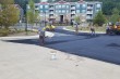 Club house and circle paving 